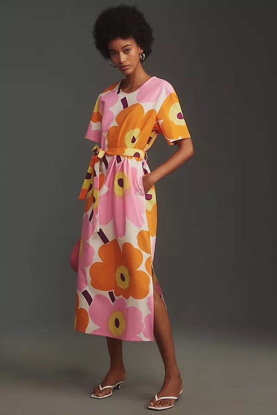 Marimekko Kemut Unikko Maxi Dress - Picture 1 of 8